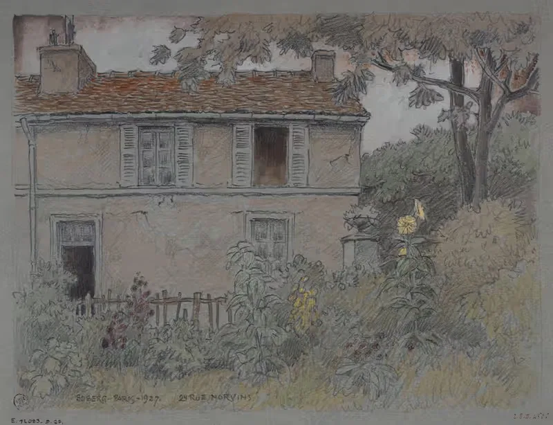 Дом, 24 улица Норвена by Фердинанд Боберг, 1927 — digital art print download