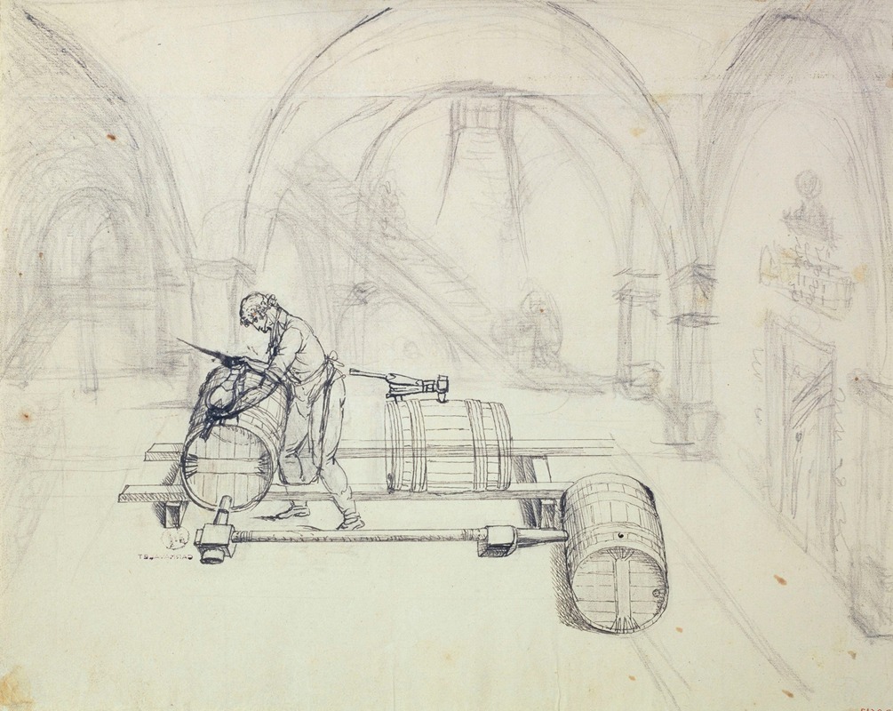 Un tonnelier by Guillaume Boichot, 1735 - 1815 — digital art print download