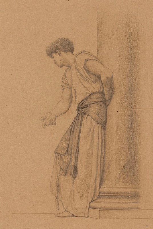 Jeune homme debout by Гюстав Буланже — digital art print download