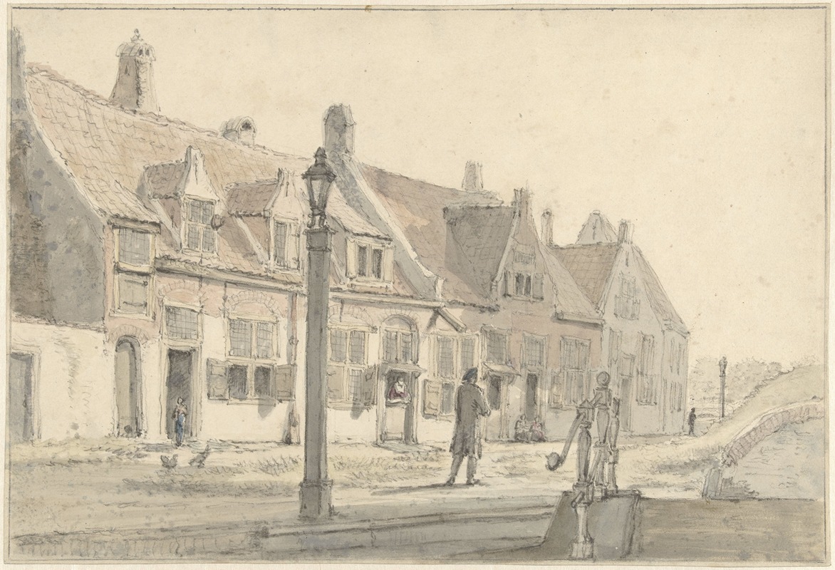 Bij de Koepoort te Delft by Иоганнес Ельгерхейс, 1819 — digital art print download