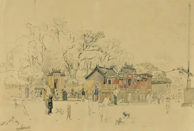 Der Tempelhain Makok auf der Halbinsel Macao — Joseph Selleny