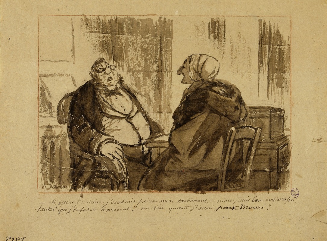 'Mossieur l'notaire j'voudrais' — Jules-Jean-Antoine Baric