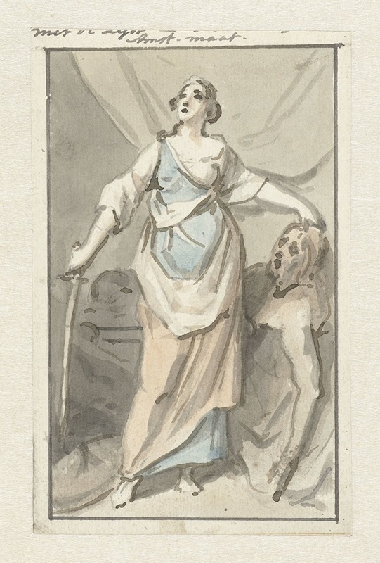 Judith met het hoofd van Holofernes by Юриан Андриессен, 1752 - 1819 — digital art print download