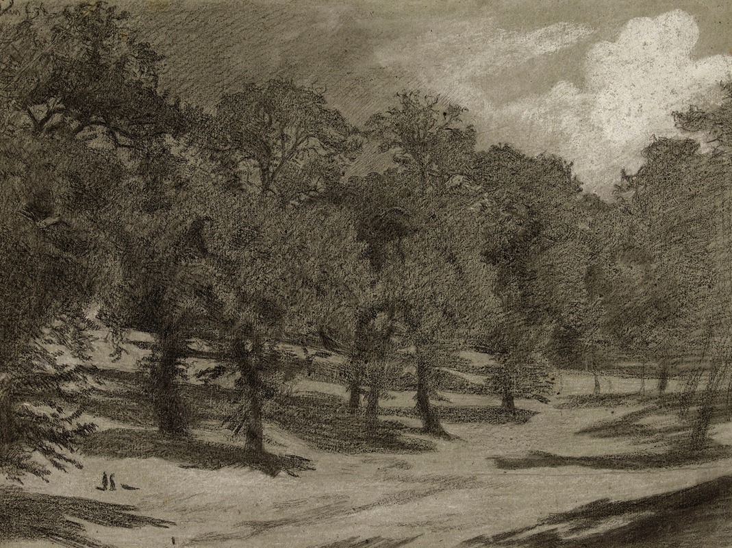 Paysage – orée d'un bois by Леон Боннат, 1935 - 1923 — digital art print download