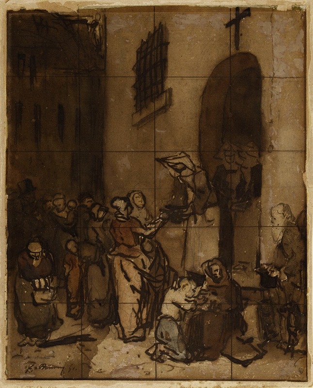 La Charité by Луи Боннье, 1851 — digital art print download