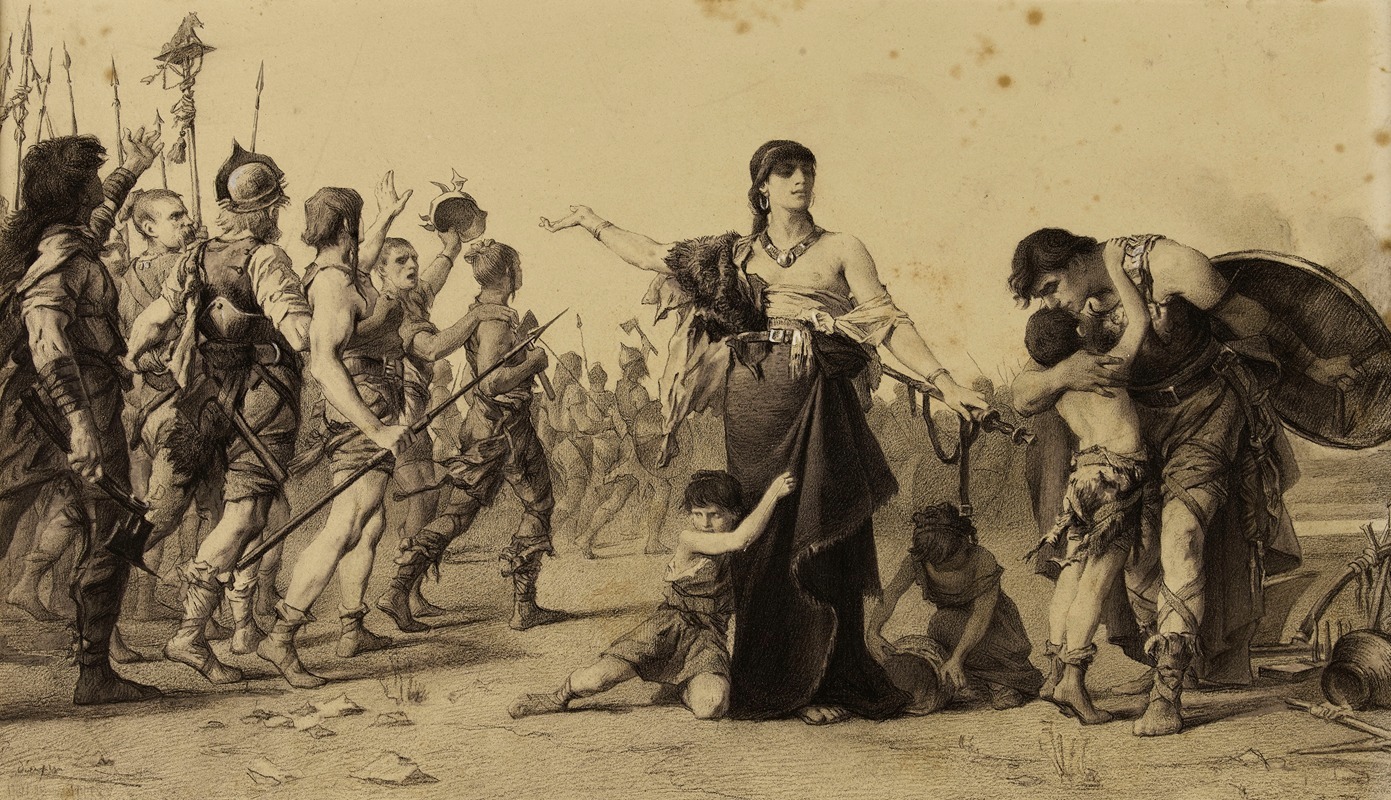 La Patrie, d'après Moreau de Tours — Louis Boutelié