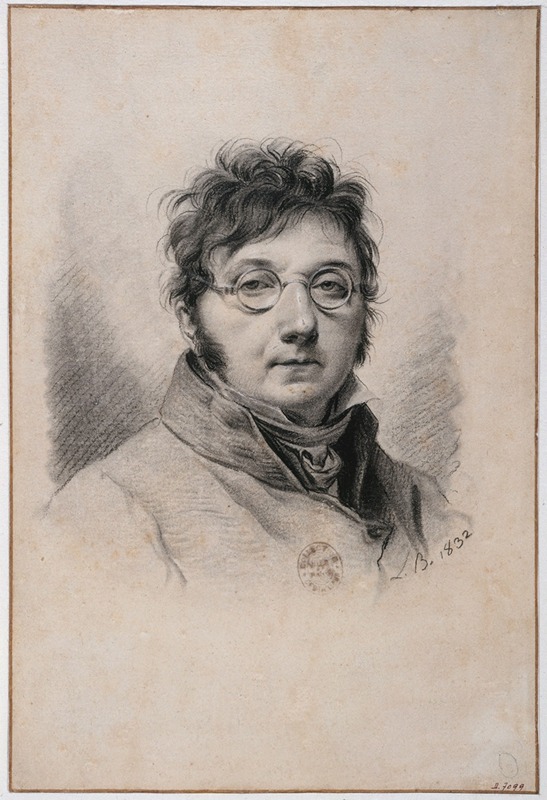 Portrait de Boilly par lui-même by Луи-Леопольд Бойи, 1832 — digital art print download