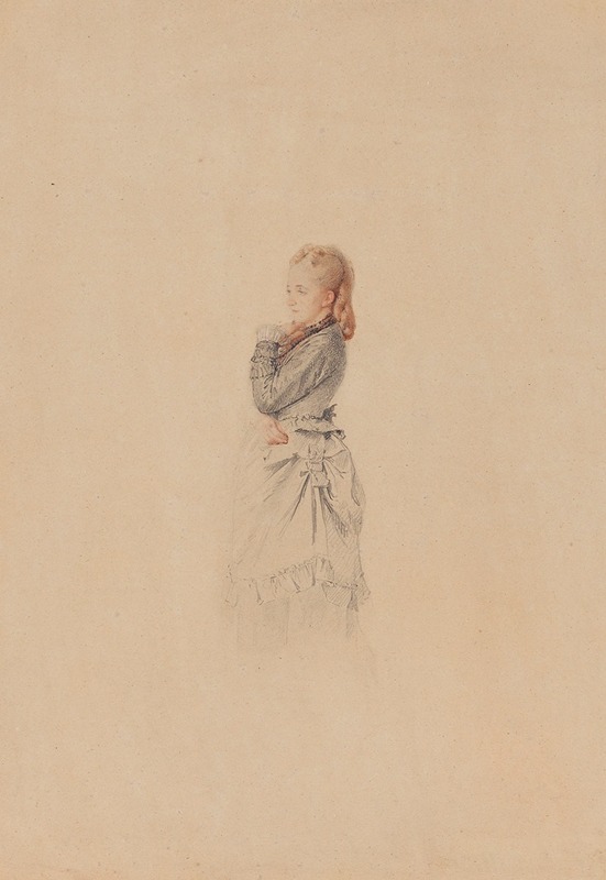Portrait de sa soeur by Мари Браккемонд, 1845-1916 — digital art print download