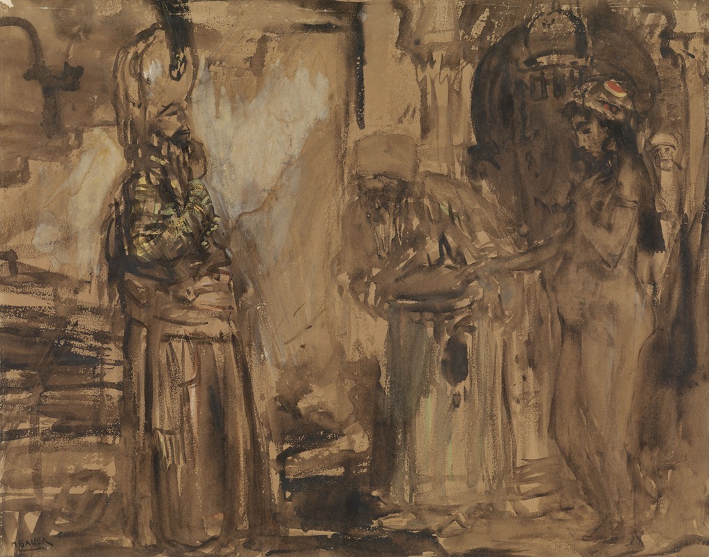 Slavenhandelaar by Marius Bauer, 1877 - 1919 — digital art print download