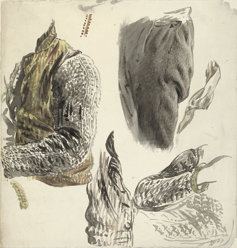 Details van het kostuum van een visser — Simon Andreas Krausz