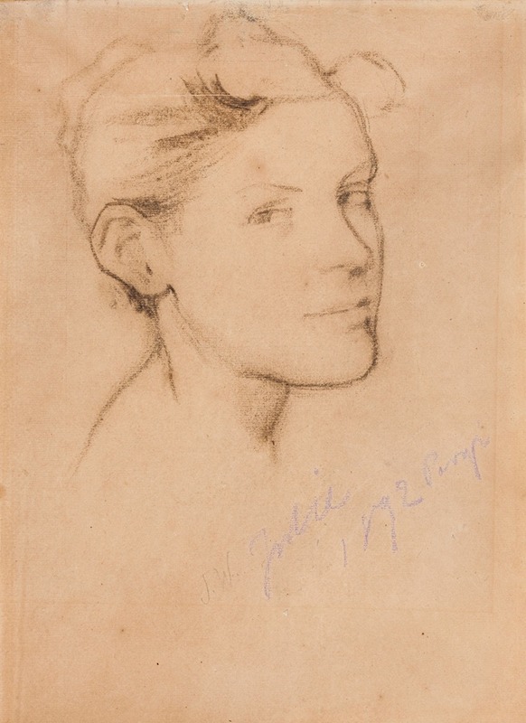 Portret Julie by Станислав Выспяньский, 1892 — digital art print download