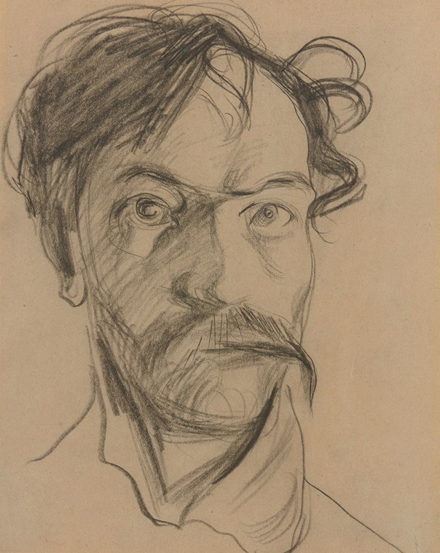 Self-Portrait from the Month Before Dying by Станислав Выспяньский, 1907 — digital art print download