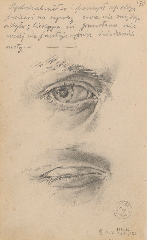 Sketches of an eye — Stanisław Wyspiański