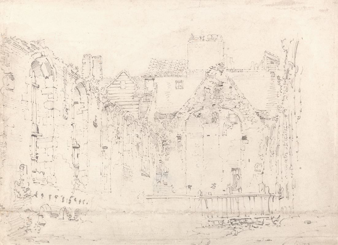 Ruins of Savoy Palace — Thomas Girtin