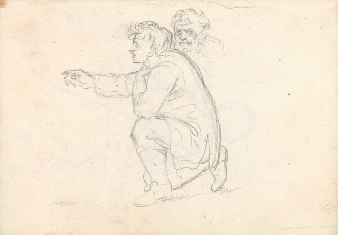 Sketch by Бенджамин Уэст — digital art print download