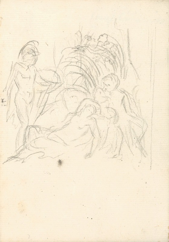 Sketch by Бенджамин Уэст — digital art print download