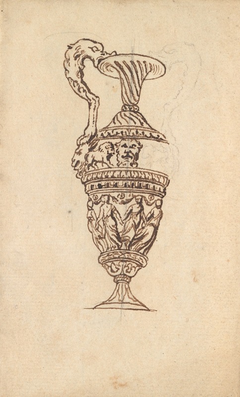 Study of a Vase by Бенджамин Уэст — digital art print download
