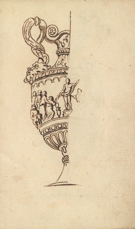 Study of a Vase by Бенджамин Уэст — digital art print download