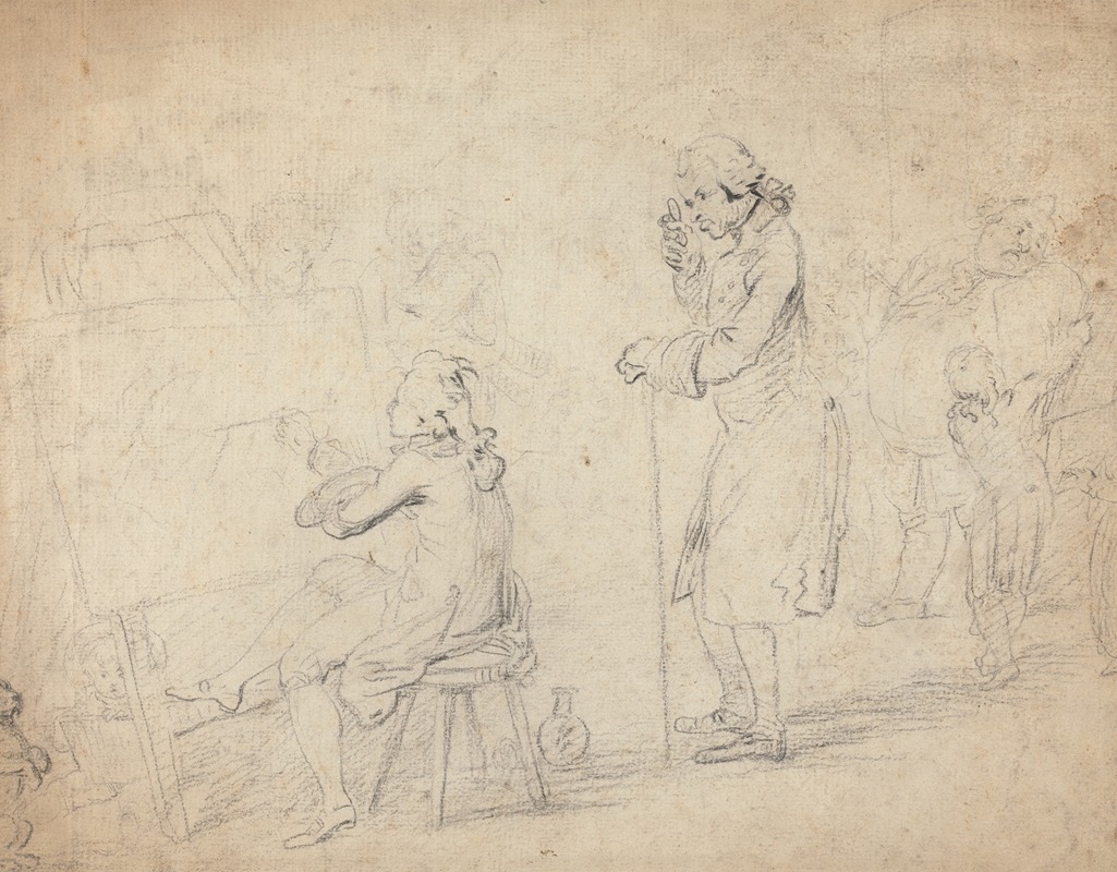 The Connoisseur by Benjamin West — digital art print download