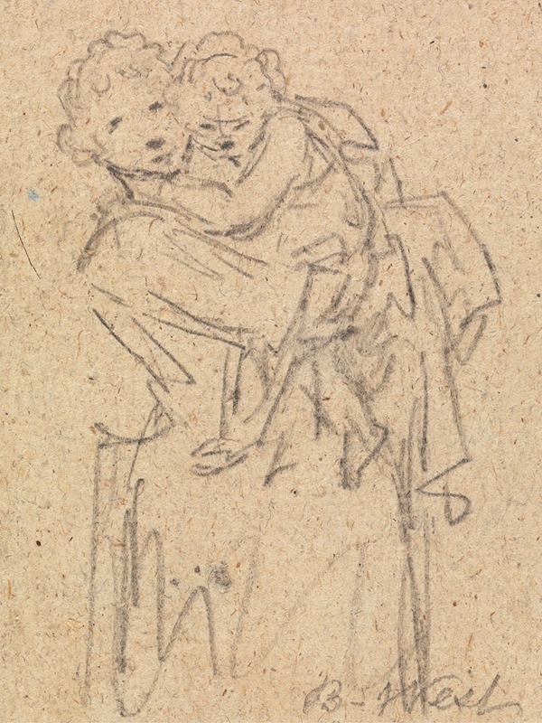 Woman and Child — Бенджамин Уэст