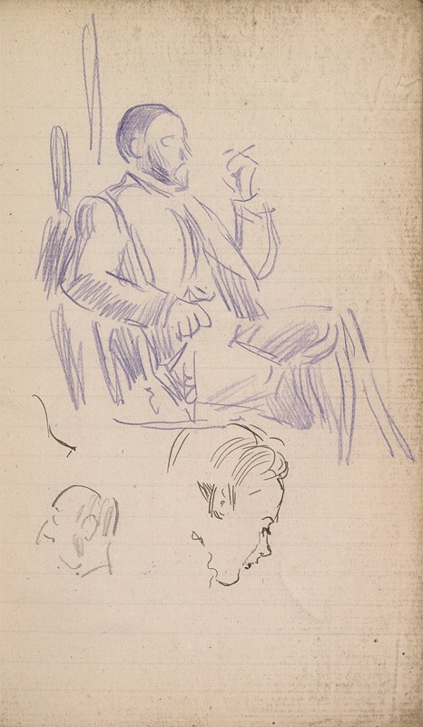 Sketchbook Drawing by Charles Samuel Keene — digital art print download