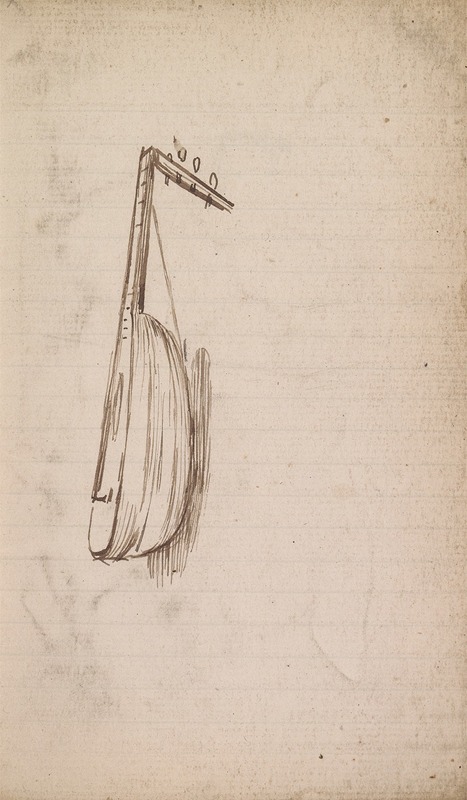 Sketchbook Drawing by Чарльз Самуэль Кин — digital art print download