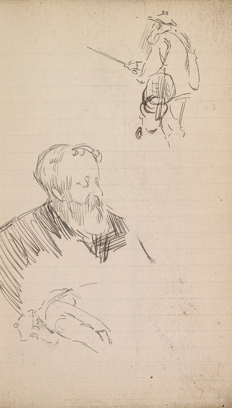 Sketchbook Drawing by Charles Samuel Keene — digital art print download