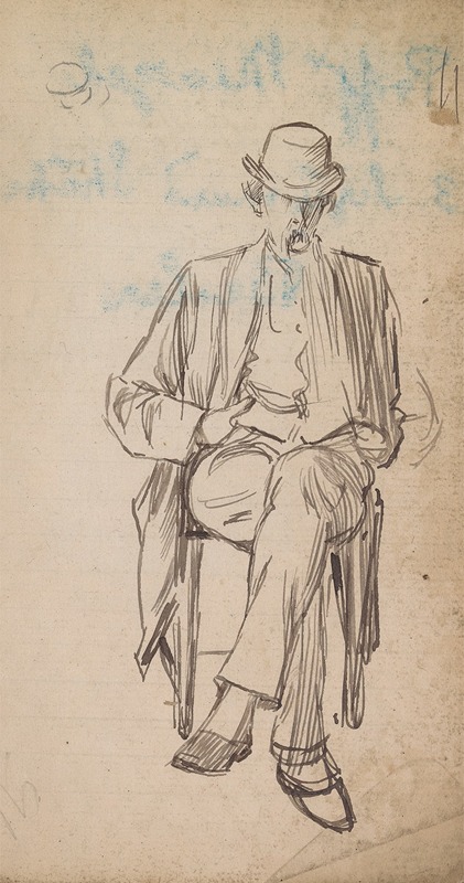 Sketchbook Drawing by Charles Samuel Keene — digital art print download