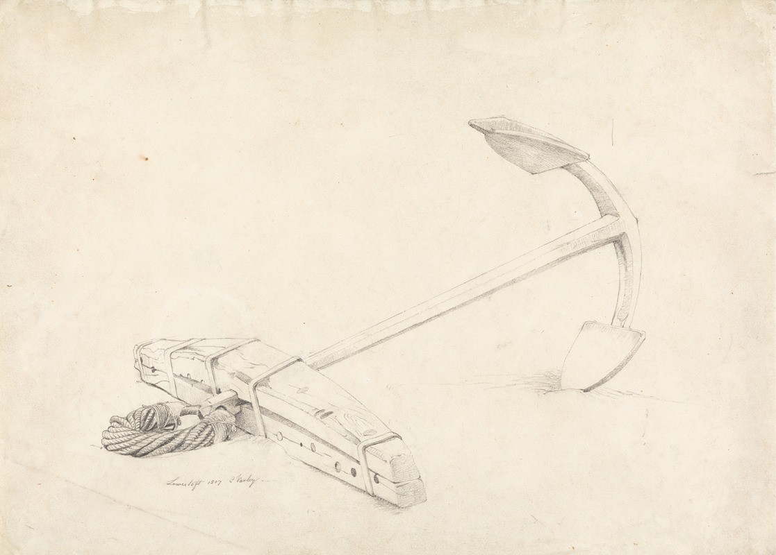 An Anchor by Корнелиус Варли, 1807 — digital art print download