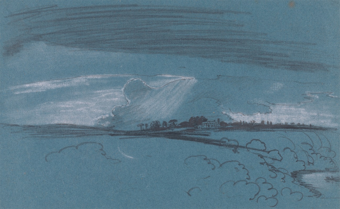 Landscape Composition by Cornelius Varley — digital art print download