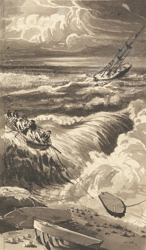 Laying Storm Anchors by Корнелиус Варли — digital art print download