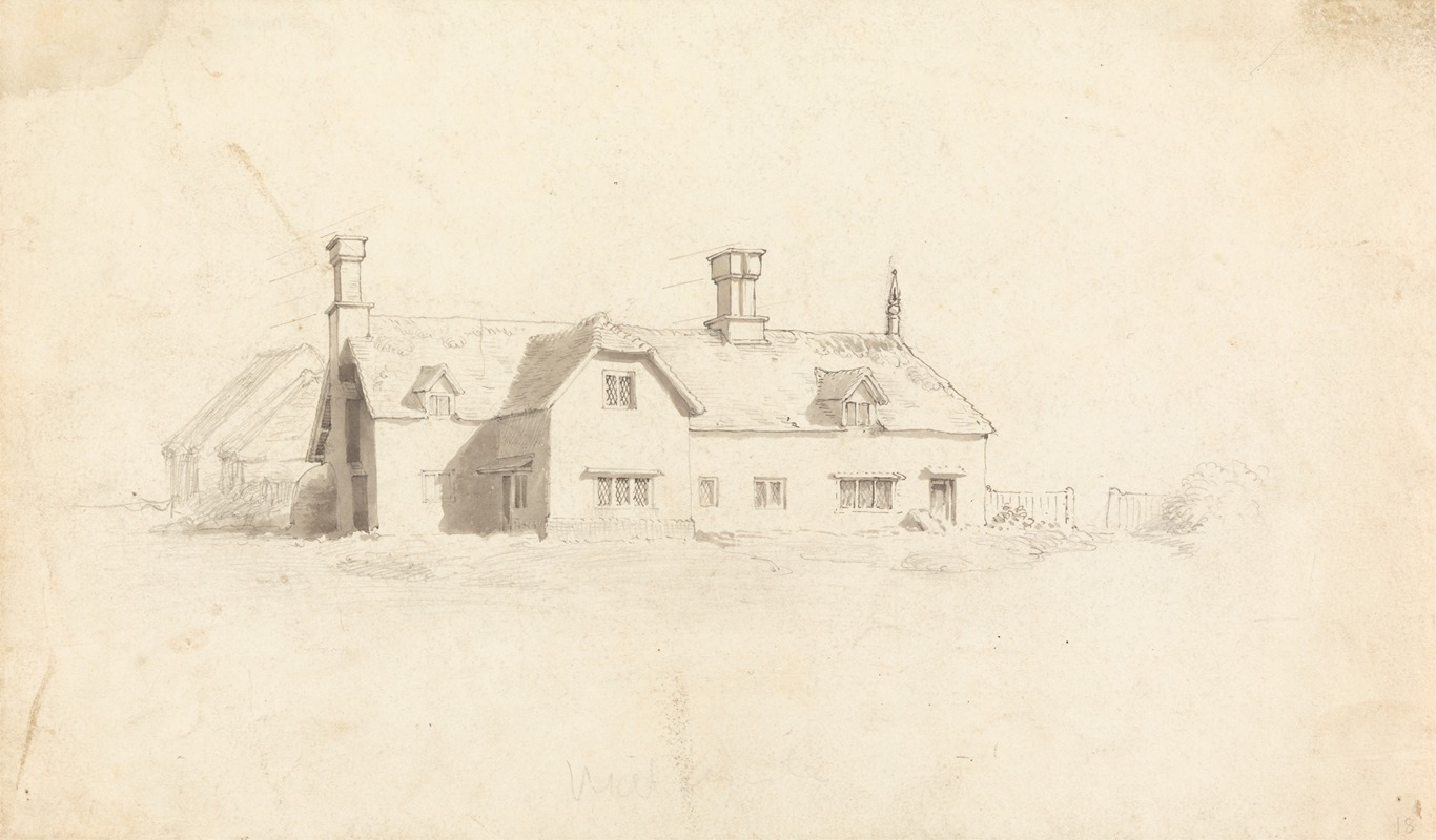 View of a House by Корнелиус Варли — digital art print download