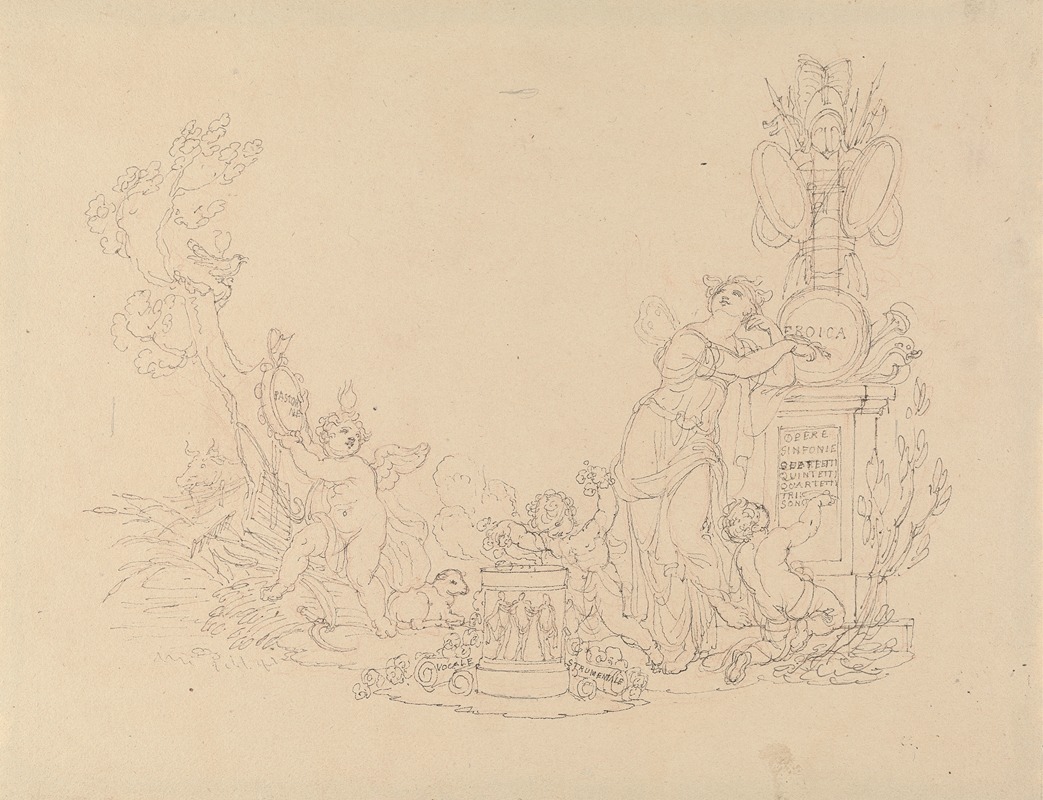 Designs for Illustrations to Beethoven's Works — Эдвард Фрэнсис Берни