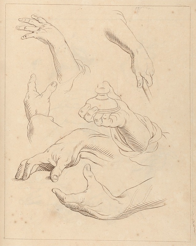 Sketches of Hands by Hamlet Winstanley — digital art print download