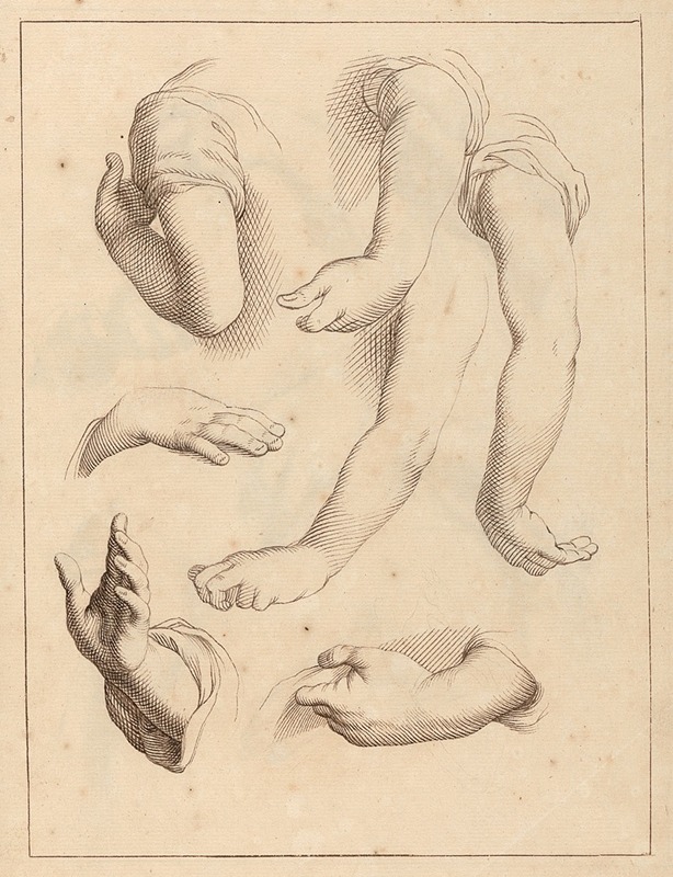 Studies of Arms and Hands — Hamlet Winstanley