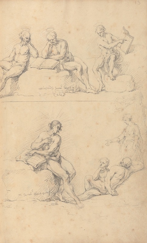 Two Sketches of Saints or Prophets — Hamlet Winstanley