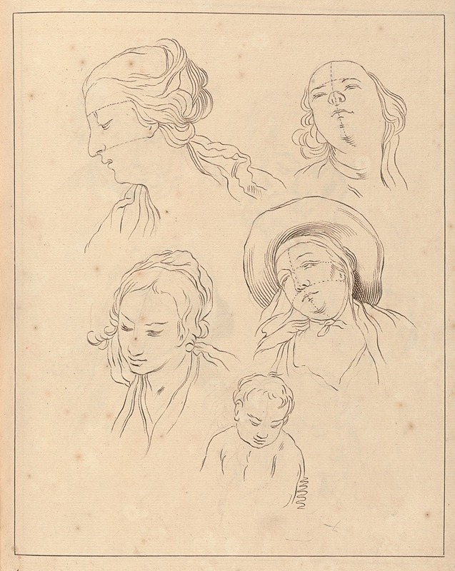 Various Sketches of Heads — Hamlet Winstanley