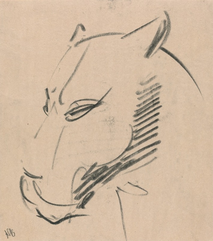 Head of a Lioness — Анри Годиер-Бржезка