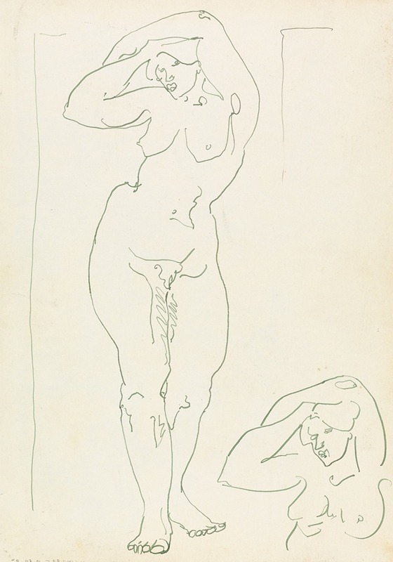 Two Studies of a Female Figure — Henri Gaudier-Brzeska