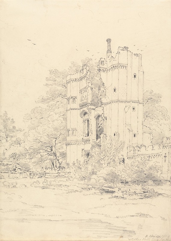 Nether Hall, Essex by Генри Эдридж, 1806 — digital art print download
