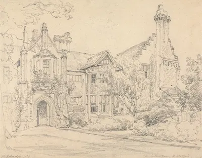 The Lecture House, Watford by Henry Edridge, 1806 — digital art print download