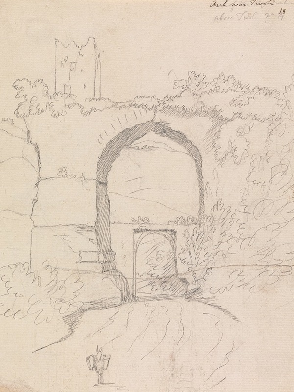 Arch Near Tivoli by Генри Свинберн — digital art print download