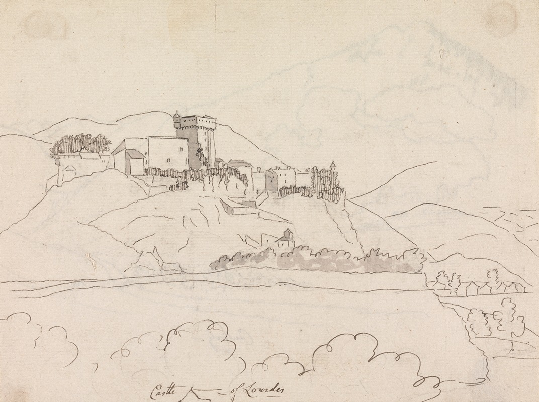 Château Fort de Lourdes by Генри Свинберн — digital art print download