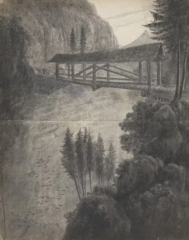 Grisons, Looking to Glarnisch (Switzerland) Mountains — Isaac Weld