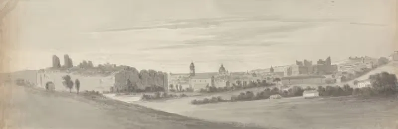 Rome From the Baths of Caracalla — Isaac Weld