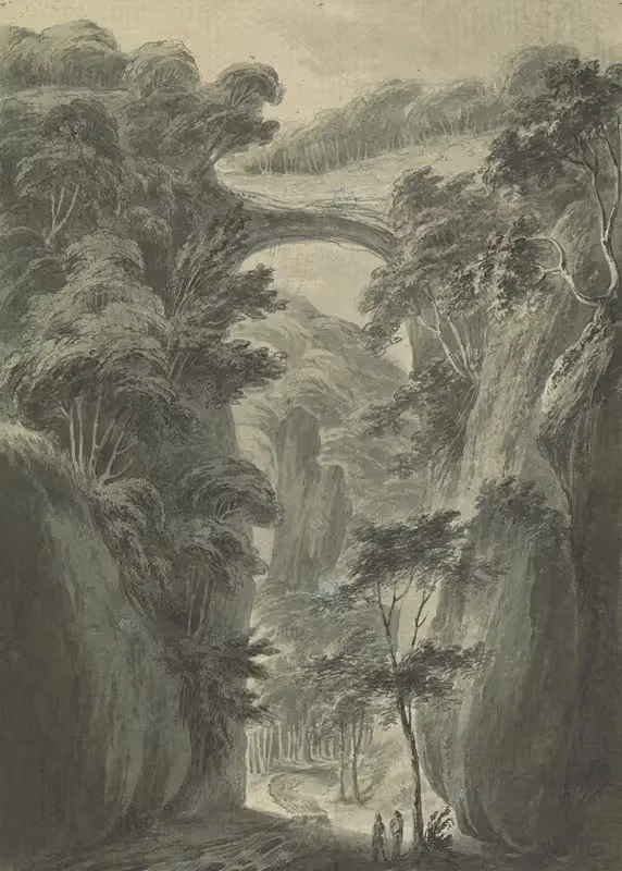 View of the Rock Bridge — Isaac Weld