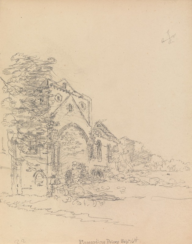 Pluscarden Abbey, Scotland by Джеймс Мур, 1792 — digital art print download
