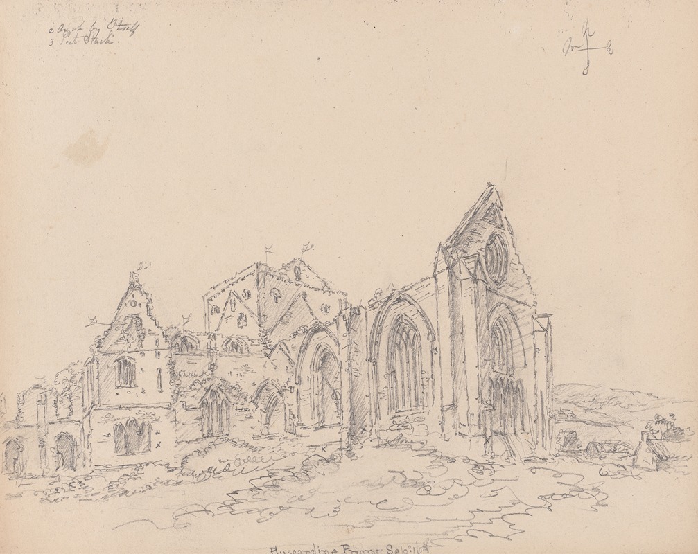 Pluscarden Abbey, Scotland by Джеймс Мур, 1792 — digital art print download