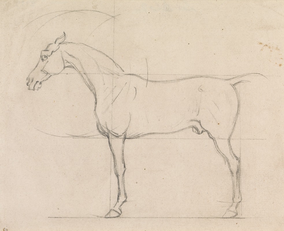 Profile of a Horse Facing Left — Джеймс Сеймур