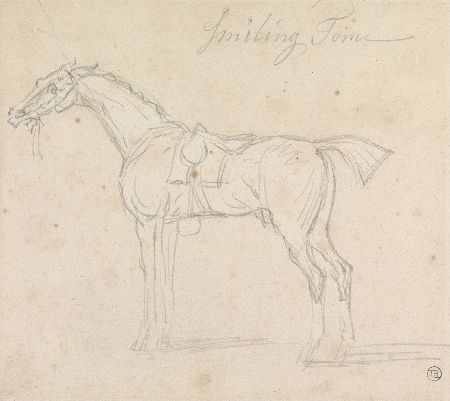 Smiling Tom, Saddled and Bridled; Standing, Facing Left by Джеймс Сеймур — digital art print download